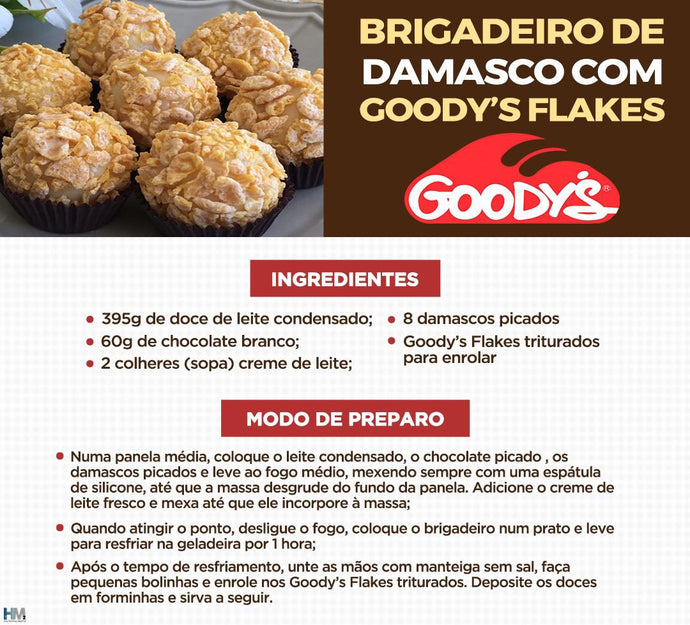 BRIGADEIRO DE DAMASCO COM GOODY'S FLAKES