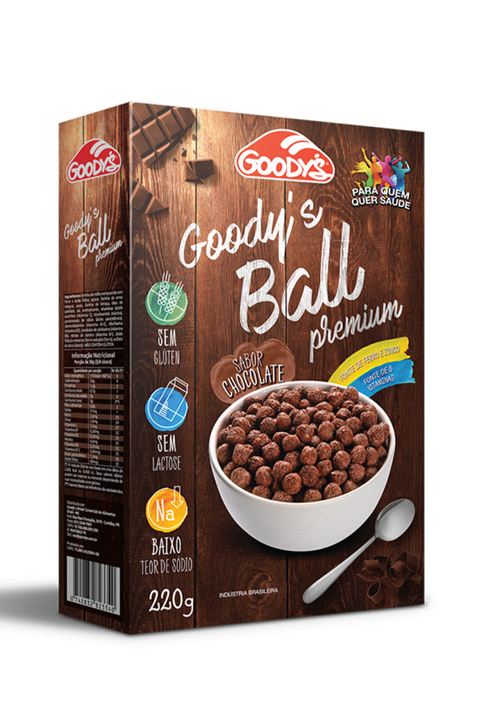 #001 Cereal Goody's Ball Premium Sem Glúten/Sem Lactose